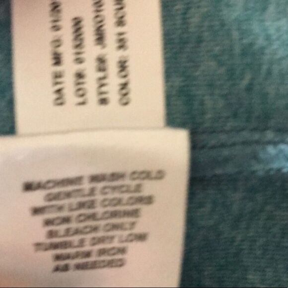 Johnnie-O SMALL 1/4 Zipper Blue Performance Top - Picture 6 of 6